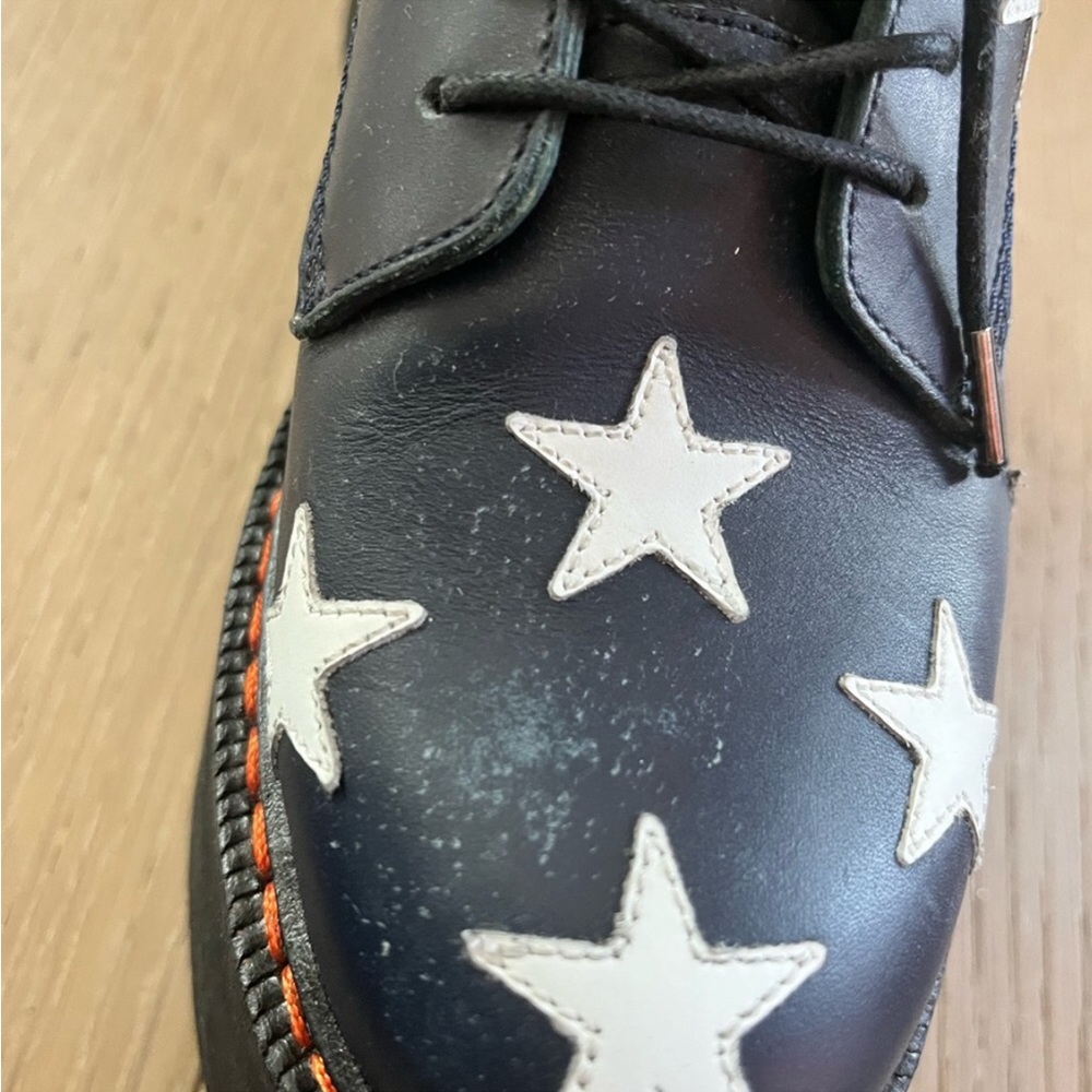 R13 Double Rockstar Stack Combat Boots - Picture 5 of 8